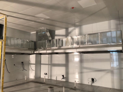 南京商用厨房排烟管道安装，商用厨房排风管道安装，烟道安装