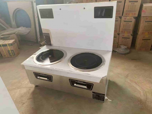 商用双头电磁矮汤炉